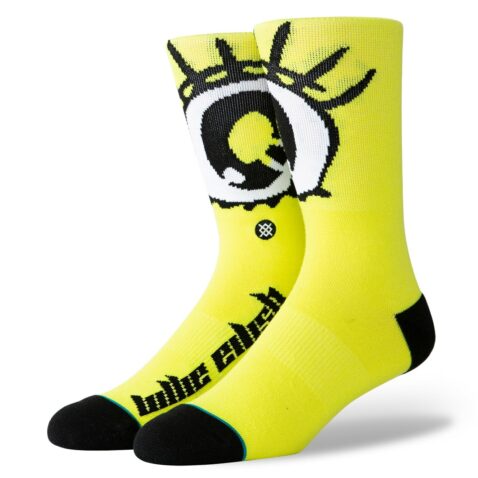 Stance x Billie Eilish Anime Eyes Sock Neon Yellow