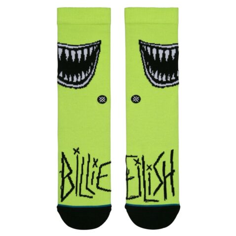 Stance x Billie Eilish Grin Sock Neon Green