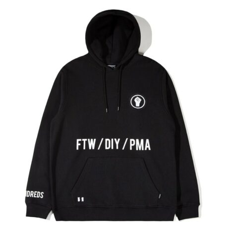 The Hundreds Dissent Pullover Hooded Sweatshirt Black