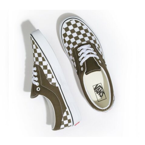 Vans Checkerboard Era Shoe Beech True White