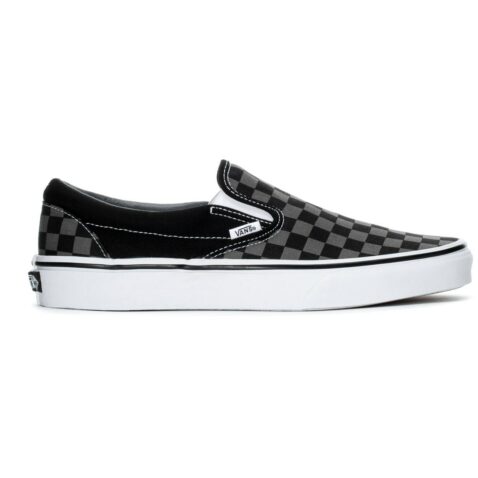 Vans Classic Slip-On Shoe Black Pewter Checkerboard