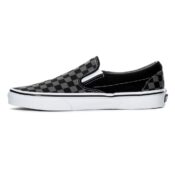 Vans Classic Slip-On Shoe Black Pewter Checkerboard