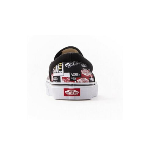 Vans Classic Slip-On Label Mix Shoe Black True White
