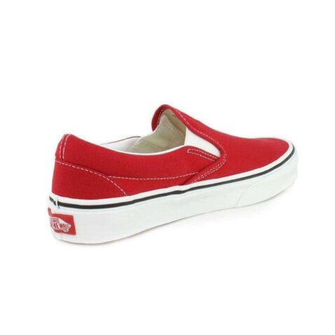 Vans Classic Slip-On Shoe Racing Red True White