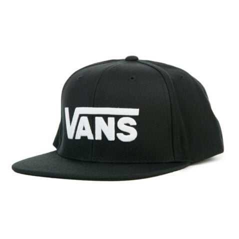 Vans Drop V II Snapback Hat Black White