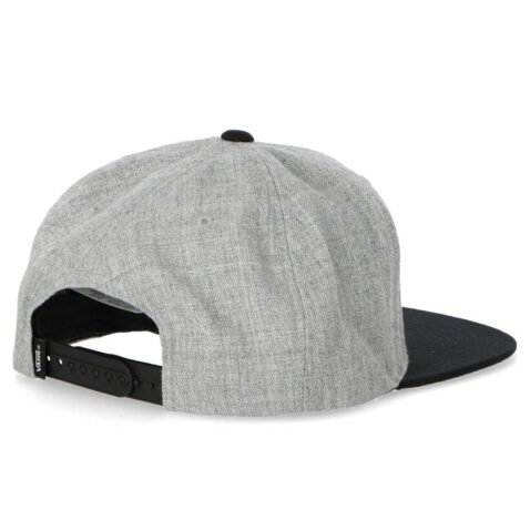 Vans Drop V II Snapback Hat Heather Grey Black - Image 2
