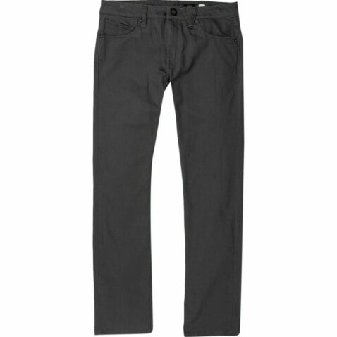 Volcom Solver 5 Pocket Slub Denim Pants Asphalt Black