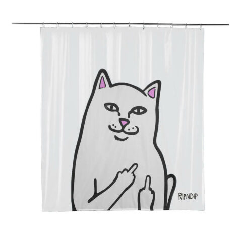 Rip N Dip Lord Nermal Curtain Clear