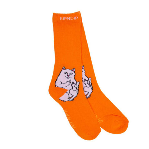 Rip N Dip Lord Nermal Socks Light Orange