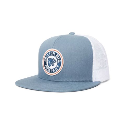 Brixton Forte MP Mesh Snapback Hat Blue Haze
