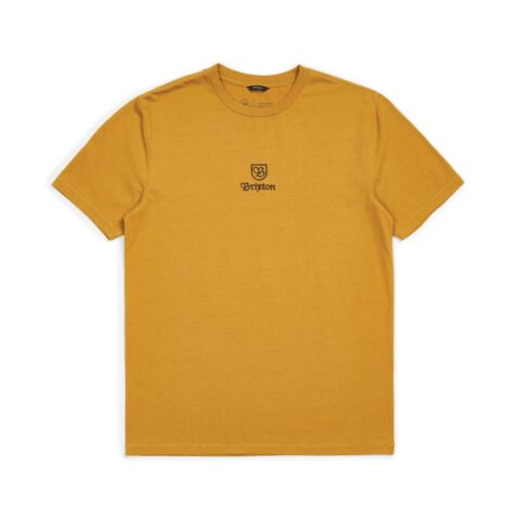 Brixton Main Label PRT T-Shirt Maize