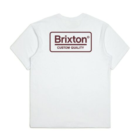 Brixton Palmer T-Shirt White Rust