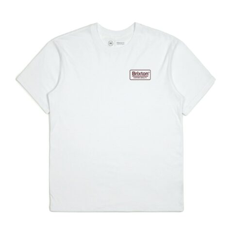 Brixton Palmer T-Shirt White Rust