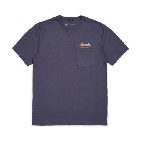 Brixton Sprint Pocket T-Shirt Washed Navy