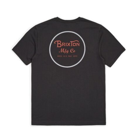 Brixton Wheeler II T-Shirt Washed Black