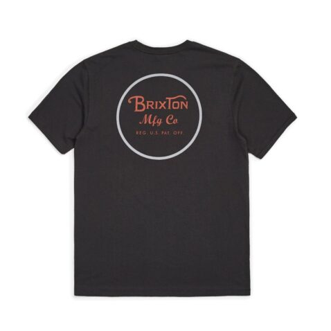 Brixton Wheeler II T-Shirt Washed Black - Image 2