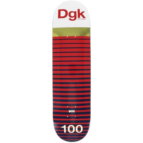 DGK 100 Skateboard Deck Red