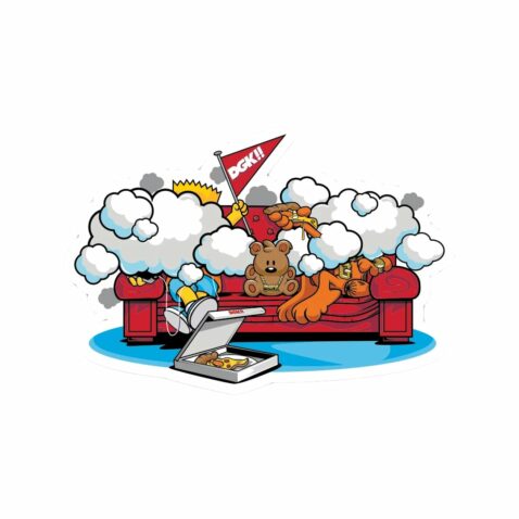 DGK Clouded Sticker
