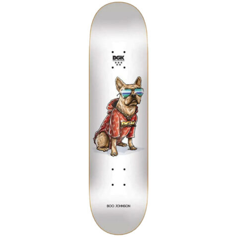 DGK Frenchy Boo Skateboard Deck White