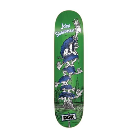 DGK Turtle Shanahan Skateboard Deck Green