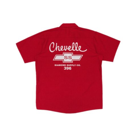 Diamond X Chevelle Big Block Woven T-Shirt Red