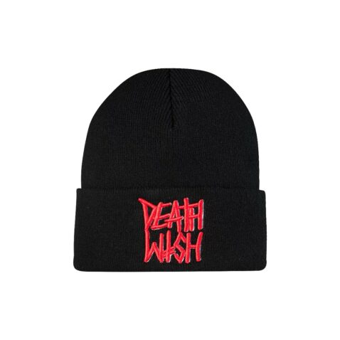 Death Wish Deathstack Cuff Beanie Black