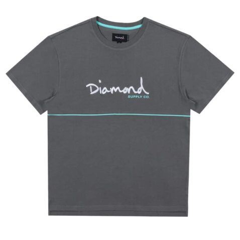 Diamond Supply Co Hard Cut T-Shirt Grey