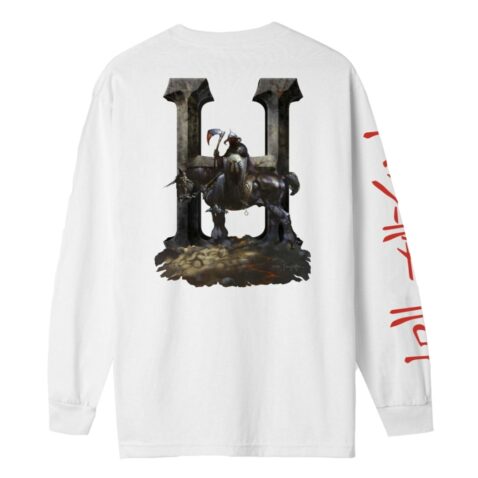 HUF Frazetta Death Dealer Long Sleeve T-Shirt White