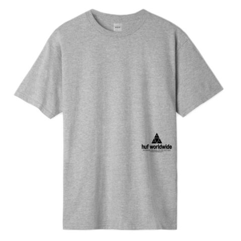 Huf Peak 3.0 T-Shirt Heather Grey