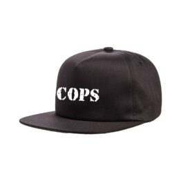 Hard Luck Cops Snapback Hat Black
