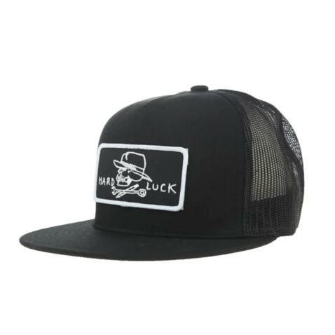 Hard Luck OG Bar Logo Trucker Snapback Black