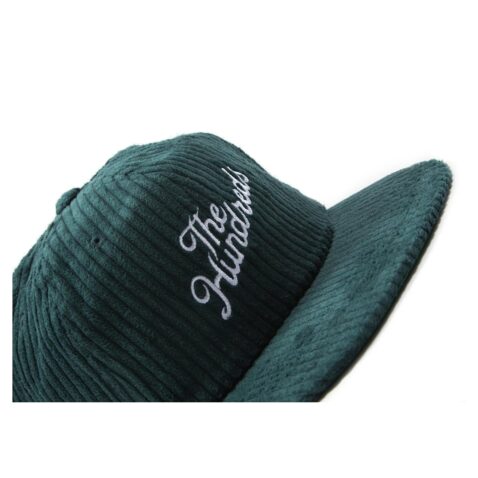 The Hundreds Slant Strapback Hat Hunter Green