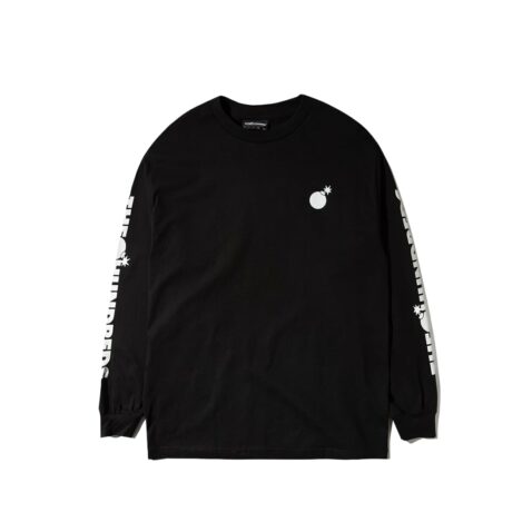 The Hundreds Solid Bomb Crest Long Sleeve Shirt Black