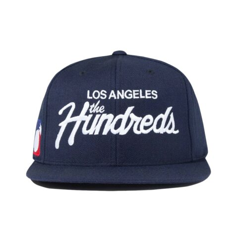 The Hundreds Team Snapback Hat Navy