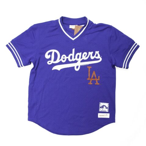 Mitchell & Ness Los Angeles Dodgers Authentic Mesh Jersey Royal Blue