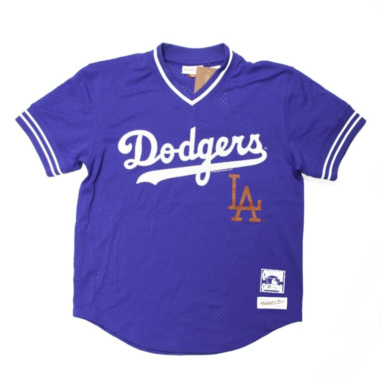 M&N Authentic Mesh Dodgers (Royal Blue)-min