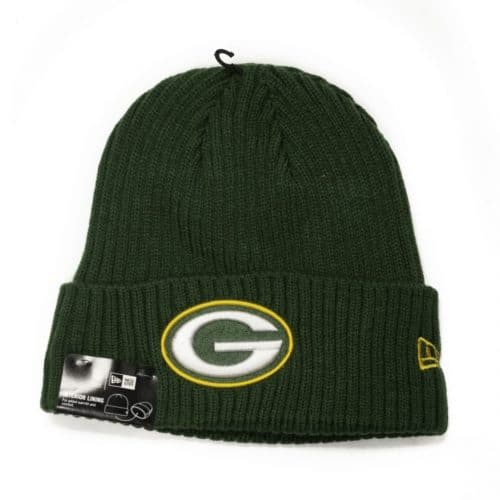 New Era Green Bay Packers Core Classic Knit Beanie Green