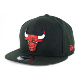 New Era 9Fifty Clear Feature Chicago Bulls Snapback Hat Black