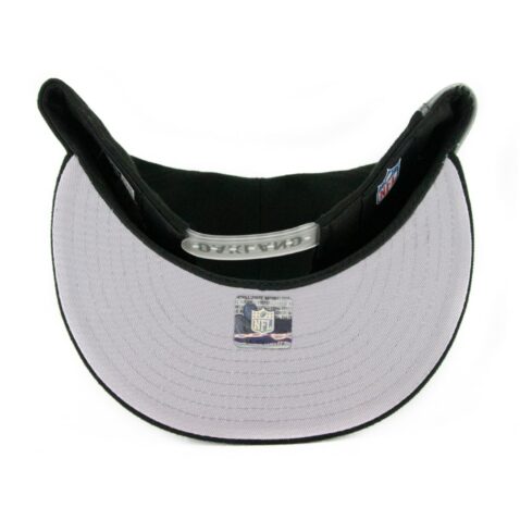 New Era 9Fifty Clear Feature Oakland Raiders Snapback Hat Black
