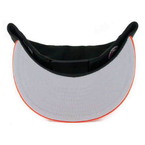 New Era 9fifty San Diego Gulls Snapback Hat Black Orange - Image 3