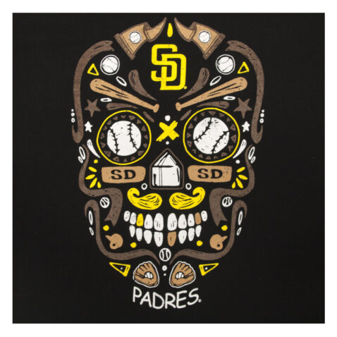New Era San Diego Padres Sugar Skull T-Shirt 2022 Black 2