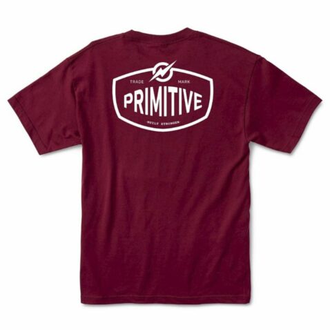 Primitive Stronger T-Shirt Burgundy