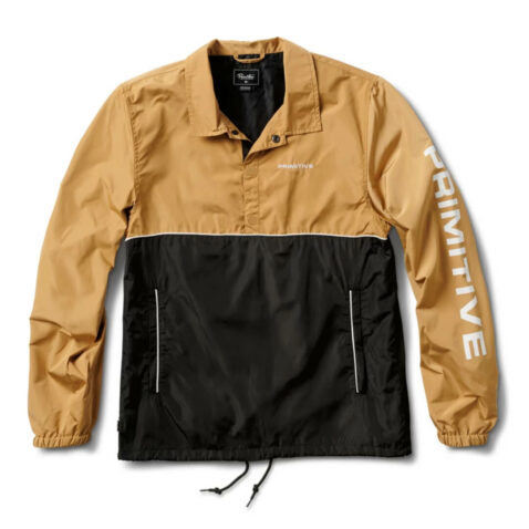 Primitive Anorak Coach Jacket Khaki