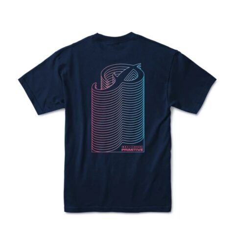 Primitive Stacked T-Shirt Navy