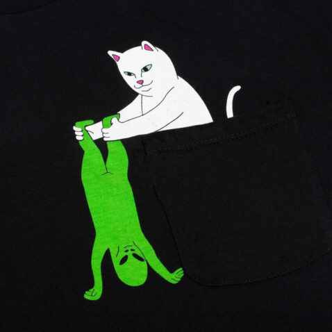 Rip N Dip Break Yo Self Pocket T-Shirt Black