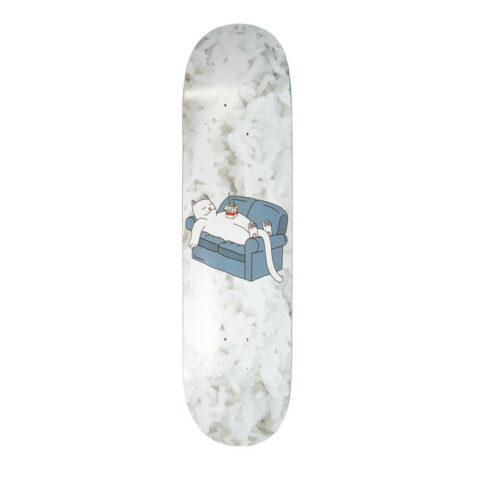Rip N Dip Noodles Skateboard Deck White