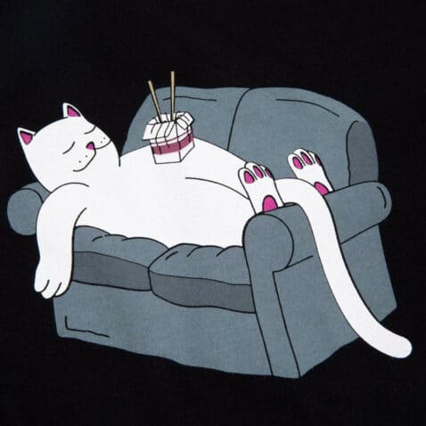 Rip N Dip Noodles T-Shirt Black