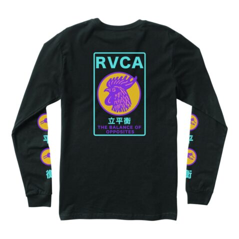 RVCA Take Out Long Sleeve T-Shirt Black