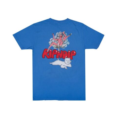 Rip N Dip Cherry Blossom T-Shirt Light Blue