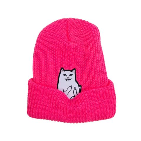 Rip N Dip Lord Nermal Rib Beanie Fuchsia